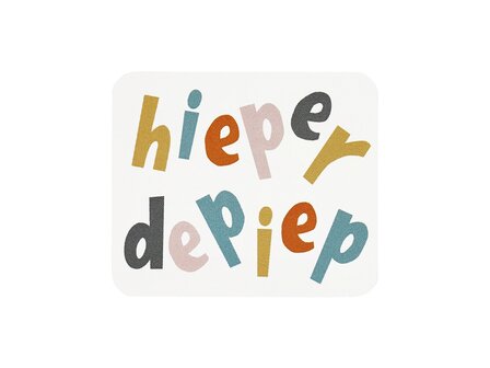 hieper depiep - kindertraktatie - label voorkant