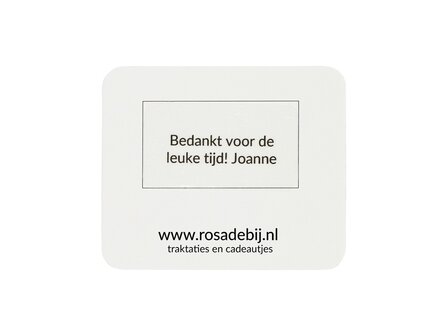 Label - Jij bent prachtig - 50x60 mm