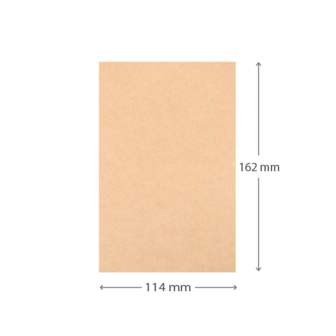 Japanse envelop - Bruin | Japanse envelop 114 x 162 mm