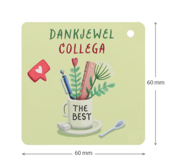 Dankjewel collega - label maatgeving