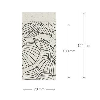 Graspapieren zakje | 76 x 130 mm