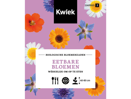 Biologische&nbsp;Eetbare bloemen zaden -  Kwiek Uitdeel zakjes