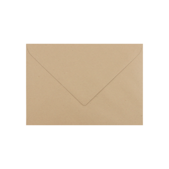 Envelop - Kraft |  134 x 185 mm|Achterkant