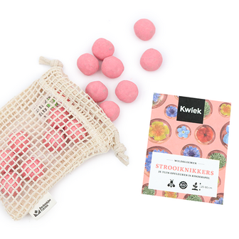 Zaadbommetjes per stuk - rood/roze