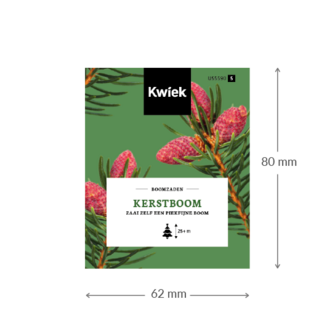 Kerstboom zaden -  Kwiek Uitdeel zakjes (op = op)