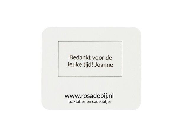 Label - Jij bent prachtig - 50x60 mm