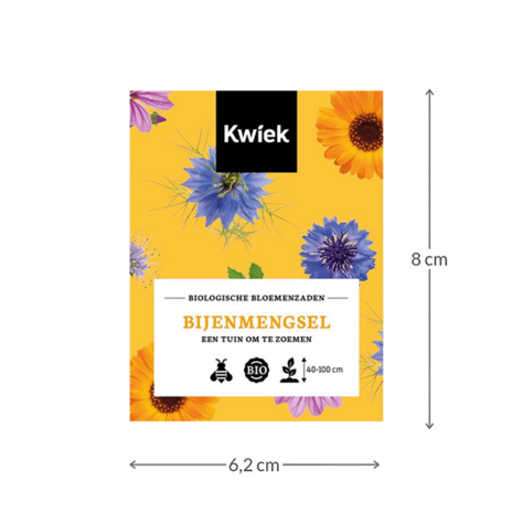 Biologische Bijenmengsel zaden  -  KWIEK Uitdeel zakjes