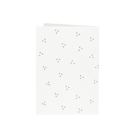 Mini klapkaartje - Bloemetjes met vlinder | 40 x 54 mm
