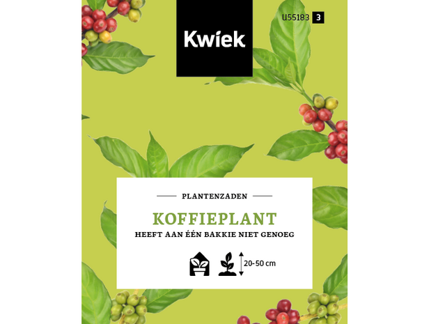 Koffieplant zaden -  Kwiek Uitdeel zakjes