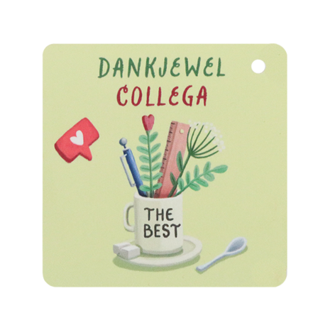 Dankjewel collega - label voorkant