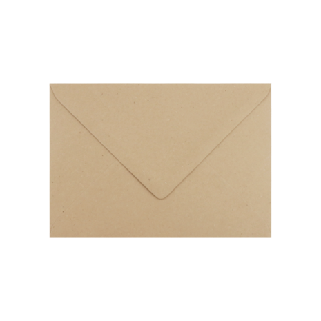 Envelop - Kraft | 162 x 114 mm|Achterkant