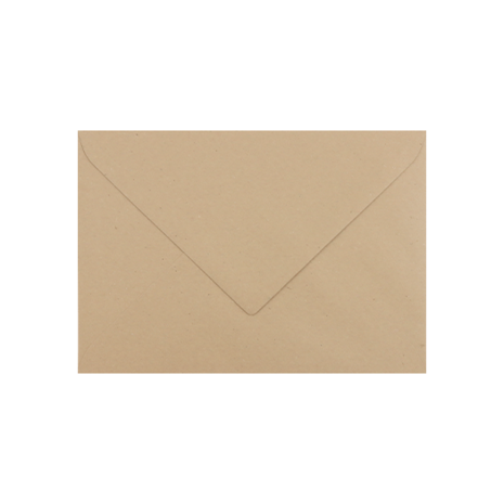 Envelop - Kraft |  134 x 185 mm|Achterkant