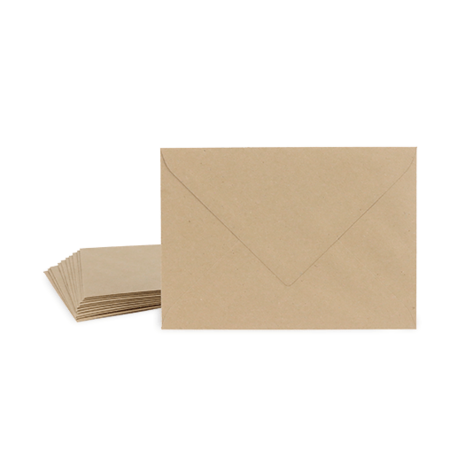 Envelop - Kraft |  134 x 185 mm|Sfeerfoto meerdere
