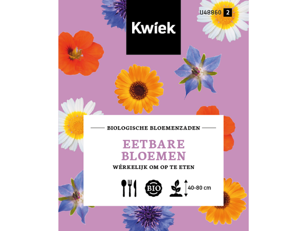 Biologische Eetbare bloemen zaden -  Kwiek Uitdeel zakjes